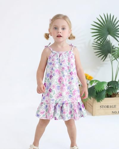 Image of Weebaby Baby Clothes Girl Toddler Summer Outfits Infant Casual Sleeveless Halter Ruffle Tank Cute Short Set Baby Clothing