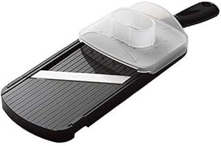 Kyocera Adjustable Slicer, Ceramic, Black, 27.7 x 9.2 x 1.6 cm