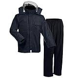 アプトレインハイ ニュー レインリード 全8色 全7サイズ 上下スーツ ブラック 3L 防水 AP-300-BLK-3L