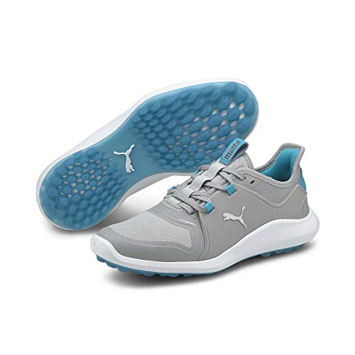 Miniatura 2 de Puma Ignite Fasten8 Wmns, Zapatos De Golf, Mujer, Gris High Rise Puma Silver Scuba Blue , 39 Eu