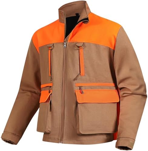 NEW VIEW Upland Hunting Jacket 3.0 for Men, Blaze Orange Hunting Jacket with Game Pouch, Pheasant for Bird, Quail image 5