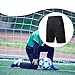 Zxpjkyu Goalkeeper Training Shorts Black Professional with Shockproof Sponge, XS