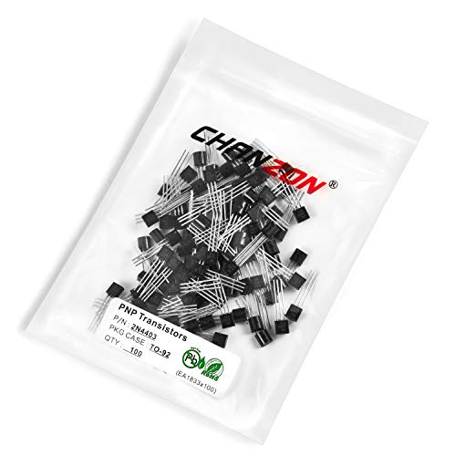 Chanzon 2N4403 TO-92 PNP PNP Power BJT Bipolar Junction Transistor (Pack of 100pcs)