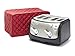 Covermates – Toaster Cover – 12W x 11D x 9H – Diamond Collection – 2 YR Warranty – Year Around Protection - Red