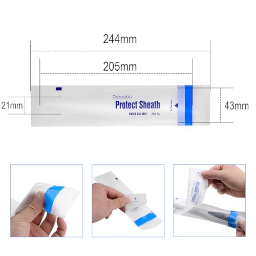 Fundas protectoras para cámara desechables A04-7A en pack de 500 3