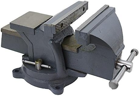 4" Bench Vise Clamp Tabletop Vises Swivel Locking Base Work Bench Top anvil