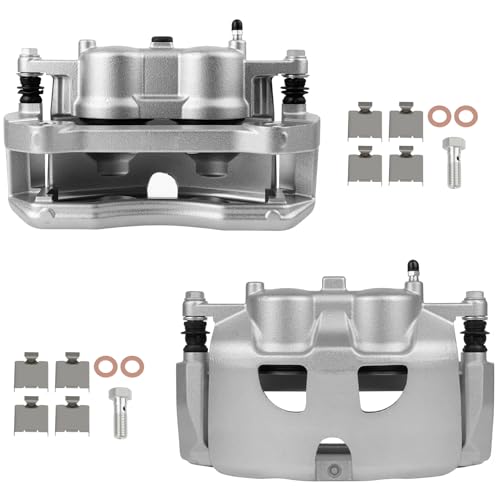 Image of SCITOO 18B5237 18B5236 Front Left & Right Disc Brake Calipers Assembly w /Bracket For Ford For Expedition /For F-150,For Lincoln For Mark LT /For Navigator