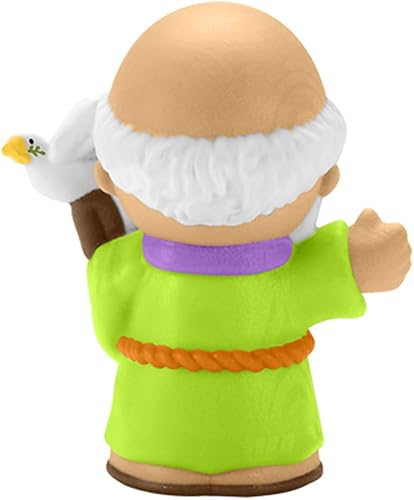 Miniatura 2 de Pieza de repuesto para Fisher-Price Little People Noah's Ark Playset  HNG03  Figura de repuesto de Noah  Funciona con otros juegos también  Figura