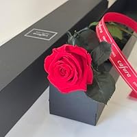 Amazon｜cafura 【一輪のバラ】プリザーブドフラワー 枯れない花 高級
