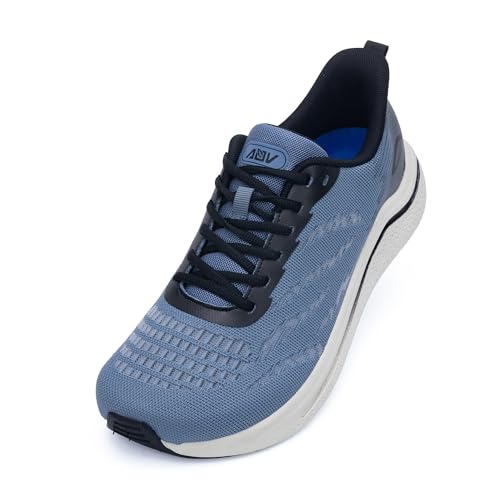 HuJAT Walking Shoes for Men Wide Toe Box Arch Support Orthotic Sneakers Plantar Fasciitis Athletic...