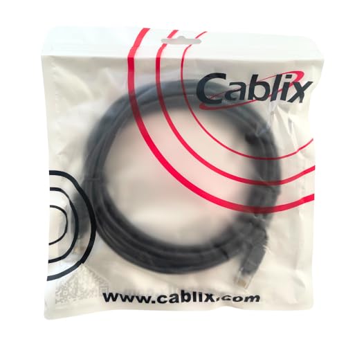 Cable Ethernet Patch Cord UTP Cat 5E 10ft Negro miniatura 6