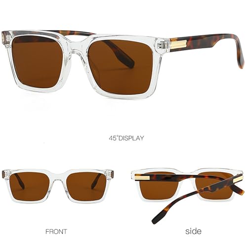 Image of Kursan Trendy Rectangle Sunglasses for Men Women Classic Lightweight Frame Shades