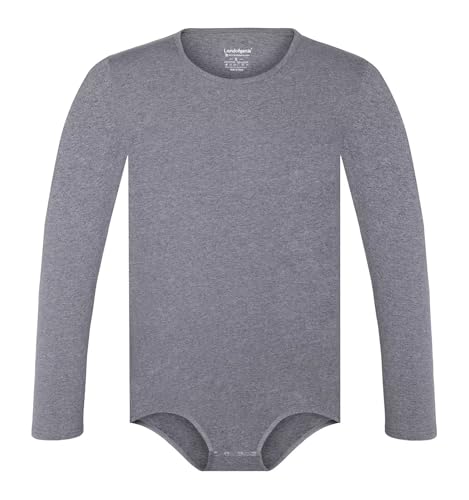 Body de manga larga para hombre pijama entero de algodón premium