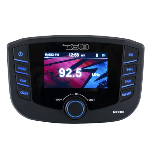 Radio Marina DS18 MRX300 con Pantalla TFT 3" y Bluetooth miniatura 4