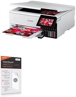 BoxWave Screen Protector Compatible with Epson EcoTank Photo ET-8500 - ClearTouch Anti-Glare (2-Pack), Anti-Fingerprint Matte Film Skin