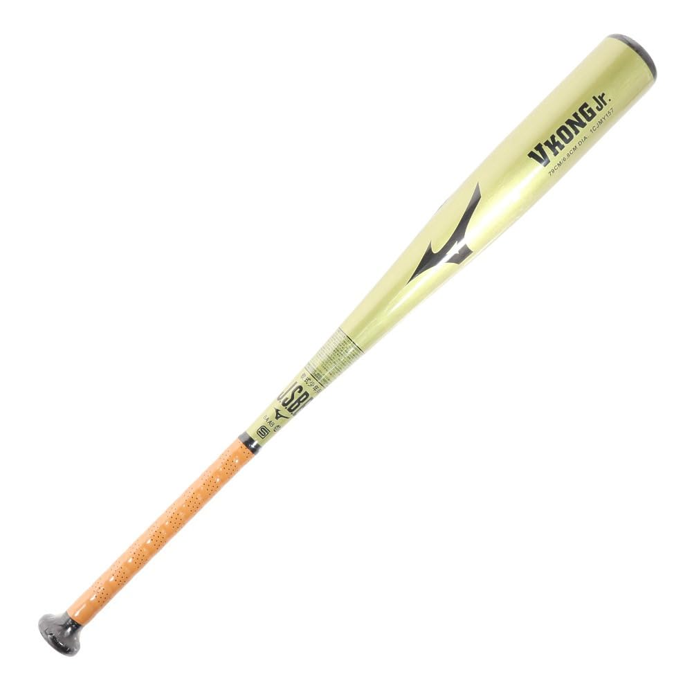 Amazon | MIZUNO 少年軟式用金属製 VコングJr ライムゴールド 40 