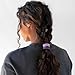 Purple and Blue Hair Ties for Thick Hair, Grab & Go Ponytail Holders, 8 Pack, Purple Daze, Thick No-Crease Bands with Strong Hold, Damage-Free Design, Soft Metallic Mix | L. Erickson