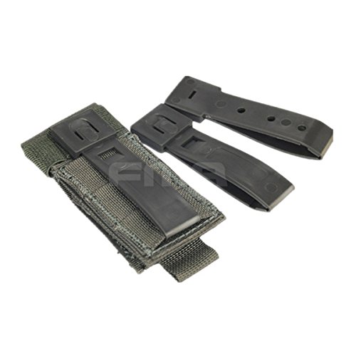 HANSTRONG GEAR Durable Tactical Molle System 3 Inch Long Tactical Clips Strap 3 Pack MG, 3 inch-MG, 3 inch-MG - Image 4