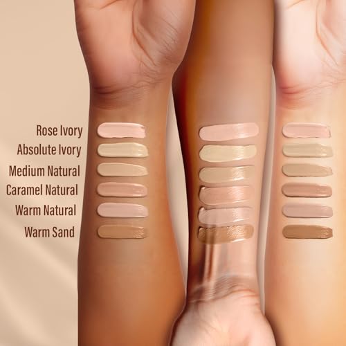 Image of FACESCANADA Cream All Day Hydra Matte Foundation - Mini | 3in1 Foundation + Moisturizer + SPF 30 | 24 HR Aloe Hydration & Vitamin C | 10HR Wear | Medium to High Buildable Coverage | Rose Ivory(18 ml)