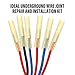 Konohan 3 Pcs Well Pump Wire 3 A3C Submersible Pump Wire Splice Kit Underground Direct Burial and Extension Cord Splice Kit Repair and Installation for #10#12#14 AWG with 10 Dual Wall Heat Shrinks