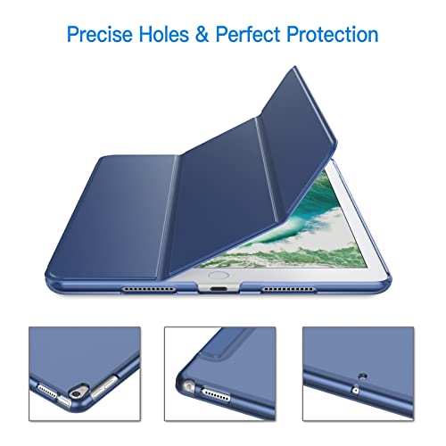Image of JETech Cover Case for iPad Pro 10.5-Inch and iPad Air 3 (10.5-Inch 2019, 3rd Generation), Smart Cover Auto Wake /Sleep Cover (Navy)