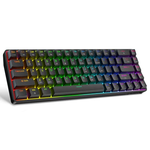 Teclado Gamer DK68 60% Inalámbrico Bluetooth 5.0