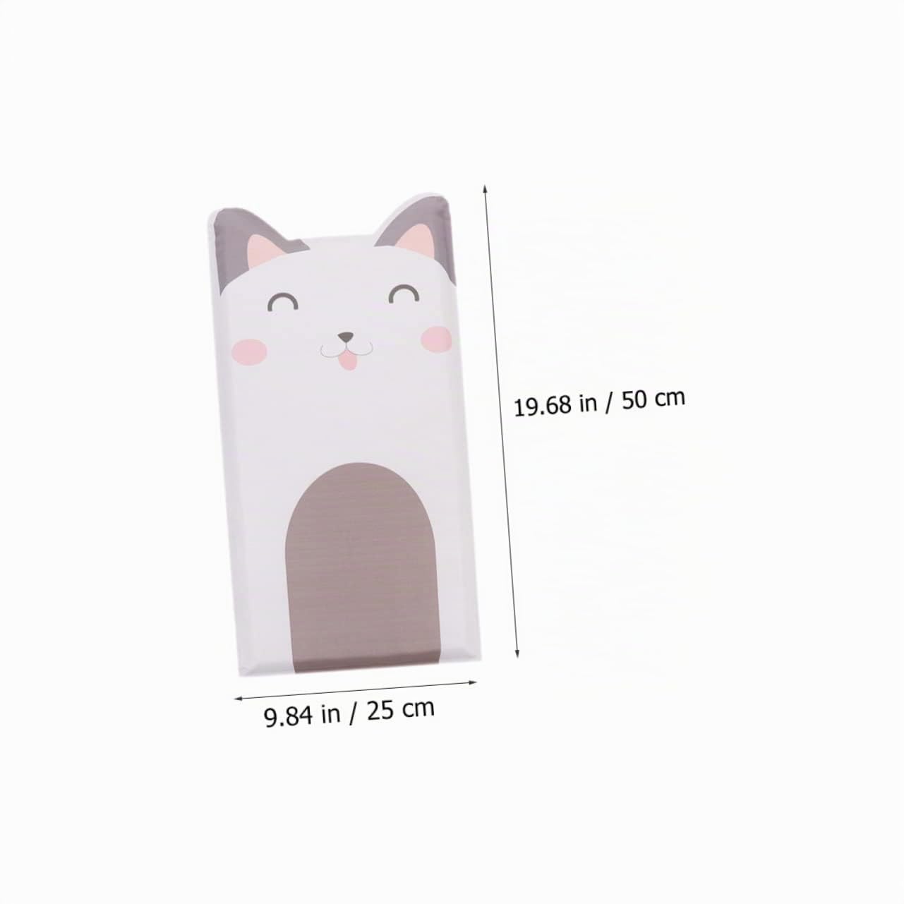 jojofuny Adesivi Murali Imbottiti Per Cameretta Bambini 3D Gatti Animali Decorazioni Parete Morbide Autoadesive Set 2 Pezzi 19.69X9.84X0.59In Per Asili Sale Giochi