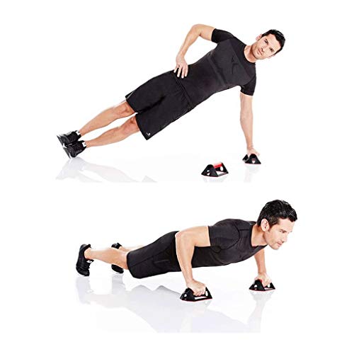 Push up bar rotative ergonomique pushup stand de musculation poids uniforme - 2