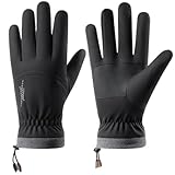 Lyivisk Winterhandschuhe für Herren Damen, Handschuhe Herren Damen Warm, Wasserdicht Fahrradhandschuhe, Skihandschuhe, Winddicht Touchscreen Handschuhe für Laufen,Skifahren,Wandern,Radfahren (M)