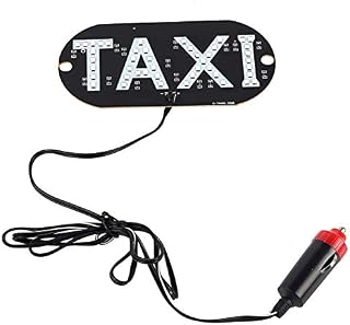 Taxi Sign Lamp, 12V Taxi LED Light Windscreen Cab Indicator Lamp Sign Windshield light sign Light Indicator Lamp