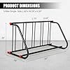Amazon.com: LEISULIF Commercial Grid Bike Rack for 5 Bikes - Heavy Duty ...
