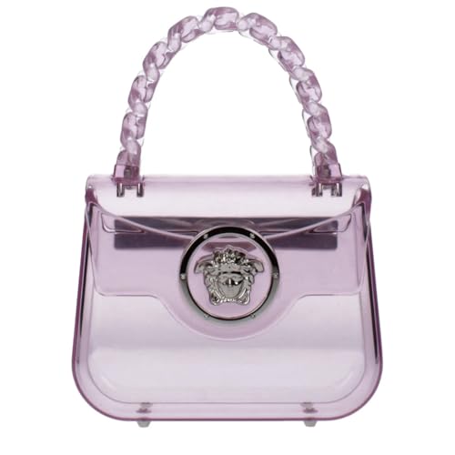 Versace Medusa Transparent Pink PVC Bag