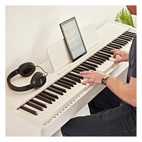 VISIONKEY-500 Pianoforte Digitale 88 Tasti Pesati Dimensione Completa Meccanica Della Tastiera Bianco Con Panca - 5