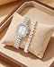 Imagen de CIVO Reloj Mujer Pequeño Analógico: Impermeable Rectangular Esfera Relojes de Pulsera con Acero Inoxidable Plateado Correa