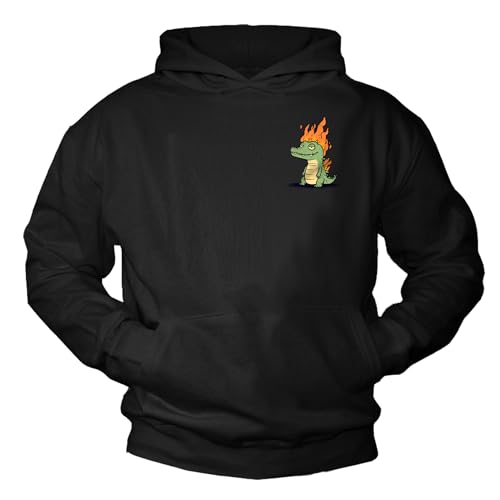 Hoodie crocodile garçon idéal pour l'école et les loisirs