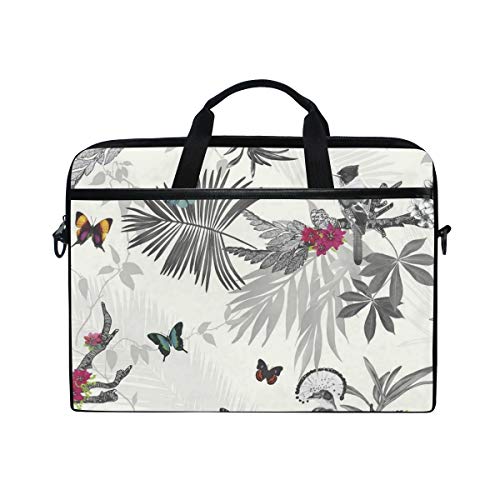 Housse ordinateur portable 15.4 pouces bandoulière imprimé nature