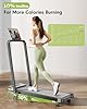 Foldable Treadmill with 10% Incline, 3.5HP Low Noise Walking Pad Treadmill with Handle Bar, Trisomy 2 in 1 Portable Under Desk Treadmills for Home/Office, 350 Lbs Capacity, APP & Remote Control