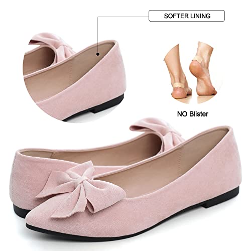 Image of Dear Time Women's Ballet Flats Dress Ballet Shoes Slip on for Office Work Comfortable Shoes