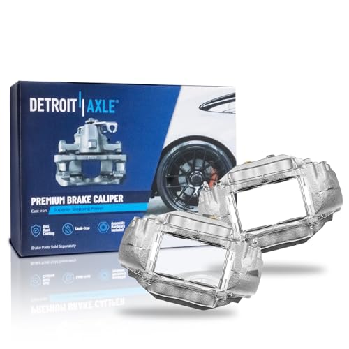 Image of Detroit Axle - 2pc Front Brake Calipers for Toyota 2016-2021 Tundra