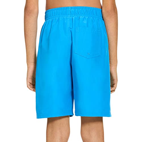 PUMA Boys Sizes 8-20 Logo Power Swim Trunks (Blue/White, Large)2