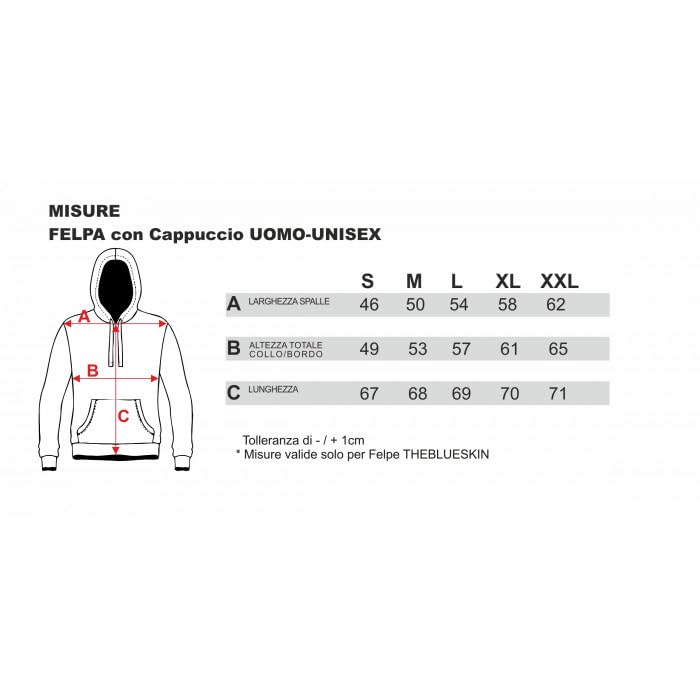 Felpa Uomo con Cappuccio Scarabeo Fluo - Cotone & Poliestere, Stile Hip-Hop