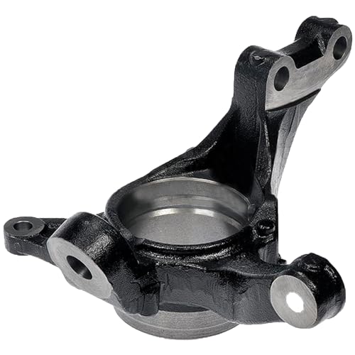 Image of Detroit Axle - FWD Front Right Steering Knuckle for Toyota 2004-2010 Sienna, Passenger Side Steering Knuckle Assembly 2005 2006 2007 2008 2009 Replacement