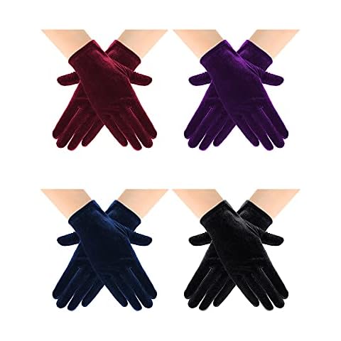 Gants Courts en Velours Geyoga Cover