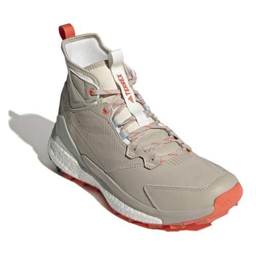adidas Mens Terrex Free Hiker 2 Leather Hiking Hiking Sneakers Shoes - Beige - Size 10 M2