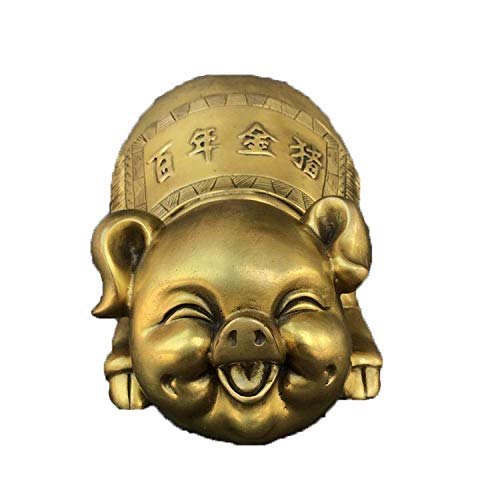 Cochon en cuivre pur H3TF5J pour remplacer la déco salon fade
