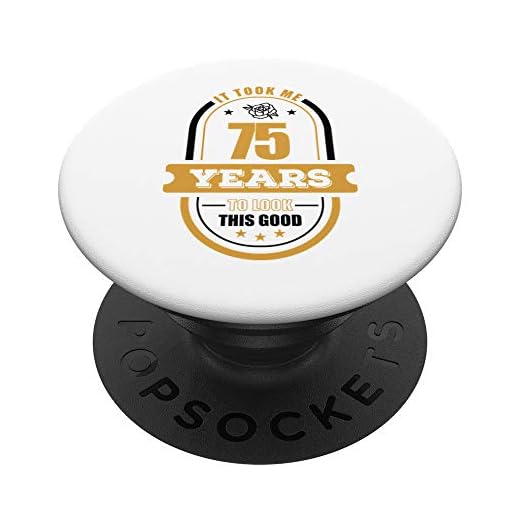 Regalos de 75 cumpleaños para mujeres, abuela, 75 años, retro, 1945 PopSockets PopGrip Intercambiable