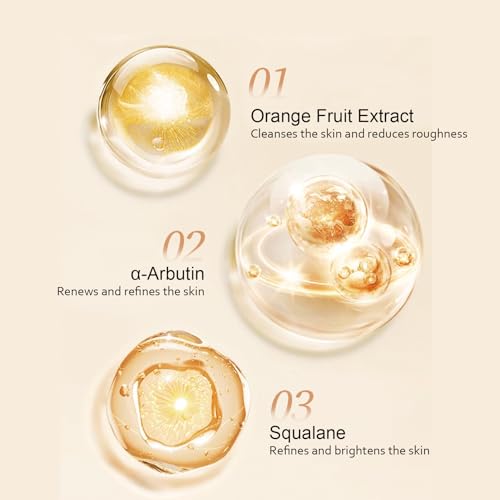 Facial Scrub, Vitamin C Face Exfoliator, Energising Exfoliating Scrub with Natural Fruit Acids and Enzymes, Removes Blackheads, Improves Acne Dark Spots, Cleanses Skin, Brightens Radiance - Image 7