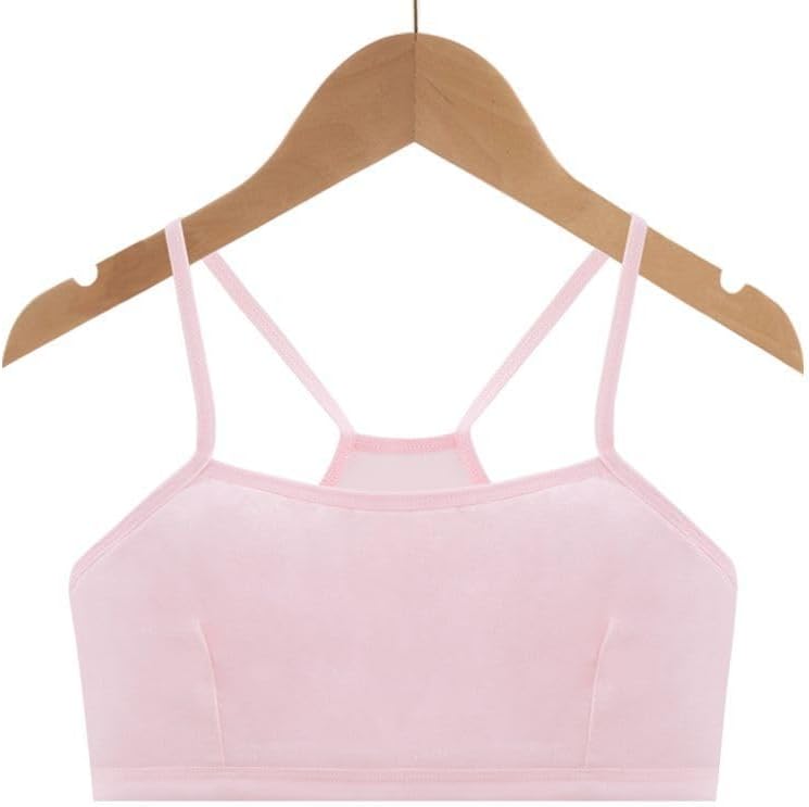Girls' Training Bras Crop Cami Cotton Strap Bra - Image 6