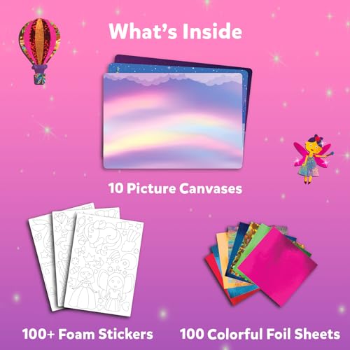 Skillmatics SKILL393FFUP Art & Craft Activity - Foil Fun Unicorns & Princesses, No Mess Art For Kids thumb #3