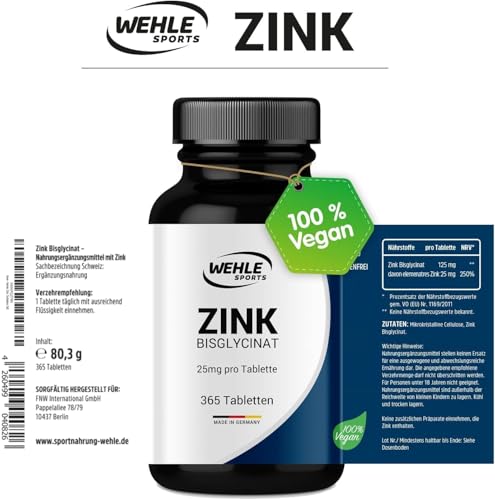 Zink hochdosiert – 365 Tabletten – 25 mg – Ansicht 4